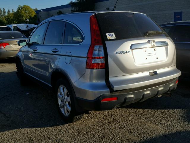 JHLRE38707C075403 - 2007 HONDA CR-V EXL SILVER photo 3