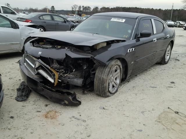 2B3KA43G06H521442 - 2006 DODGE CHARGER SE BLACK photo 2