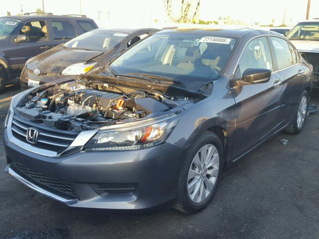 1HGCR2F72FA122785 - 2015 HONDA ACCORD EX GRAY photo 2