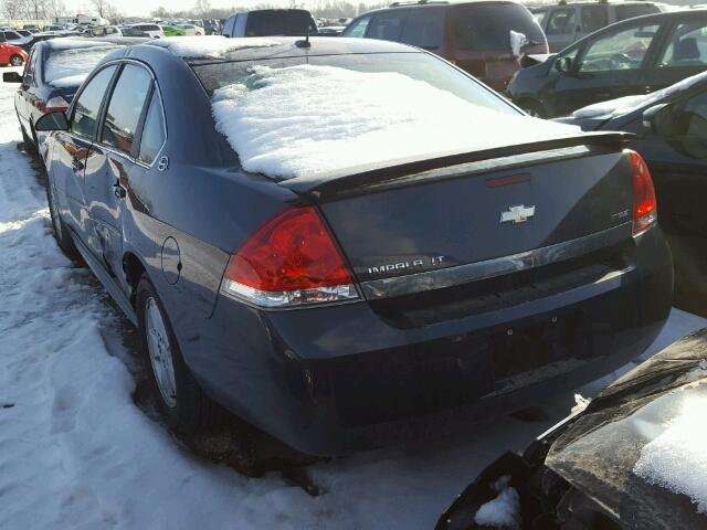 2G1WT57K691234515 - 2009 CHEVROLET IMPALA 1LT CHARCOAL photo 3