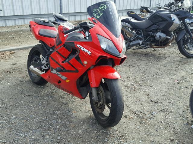 JH2PC35082M302249 - 2002 HONDA CBR600 F4 RED photo 1