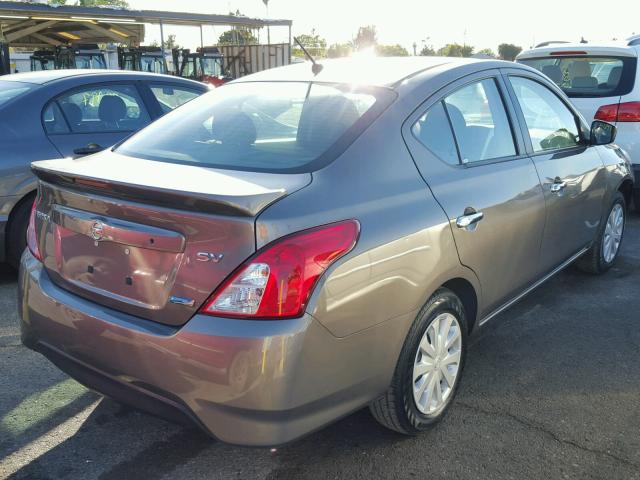 3N1CN7AP0GL894830 - 2016 NISSAN VERSA S GRAY photo 4