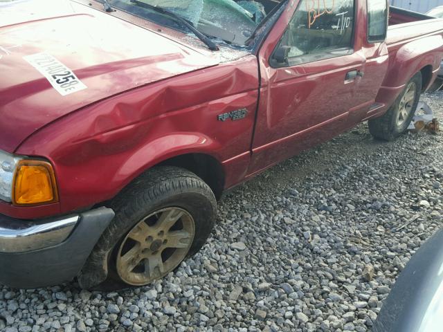 1FTZR15E24PA67879 - 2004 FORD RANGER SUP MAROON photo 9