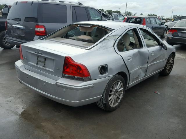 YV1RS592982688447 - 2008 VOLVO S60 2.5T SILVER photo 4