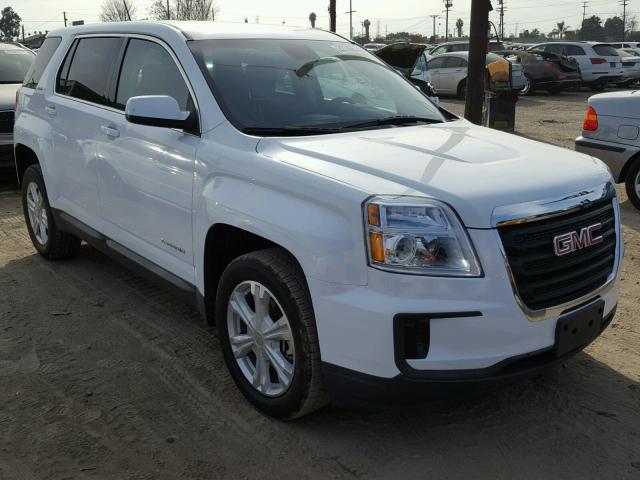 2GKALMEK3H6344393 - 2017 GMC TERRAIN SL WHITE photo 1