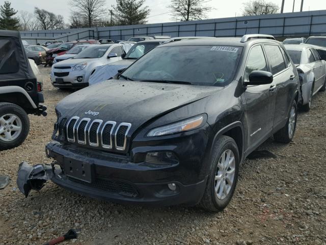 1C4PJMCS2FW788396 - 2015 JEEP CHEROKEE L BLACK photo 2