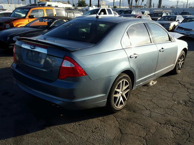 3FAHP0JA1CR416557 - 2012 FORD FUSION SEL GRAY photo 4