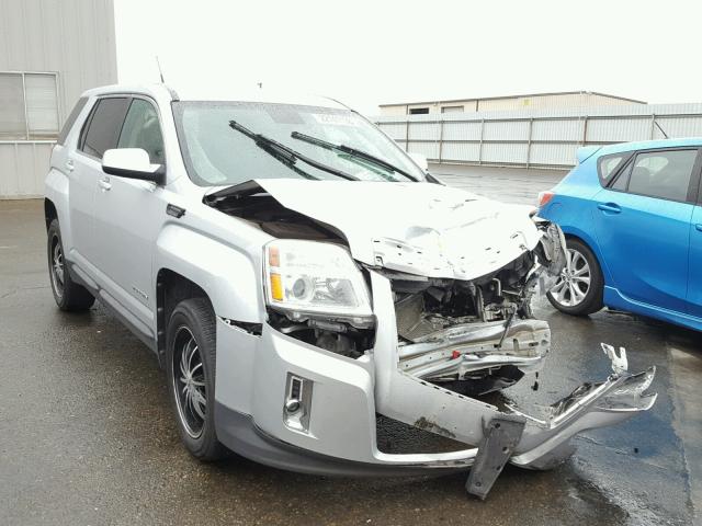 2GKALMEK7C6233144 - 2012 GMC TERRAIN SL SILVER photo 1