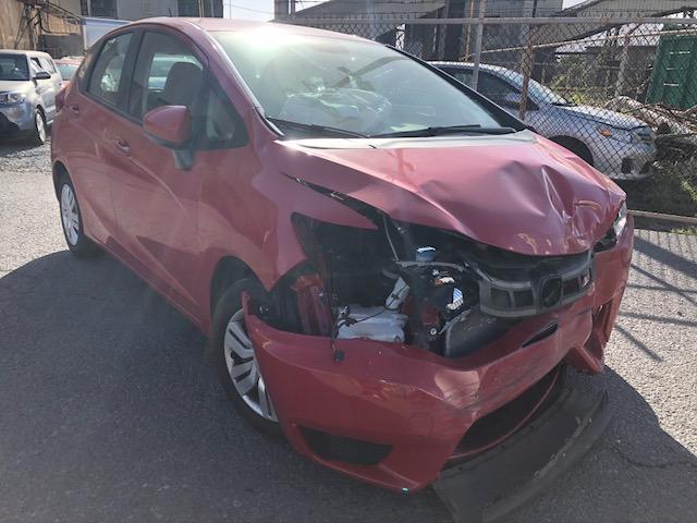 3HGGK5H57FM769396 - 2015 HONDA FIT LX RED photo 1