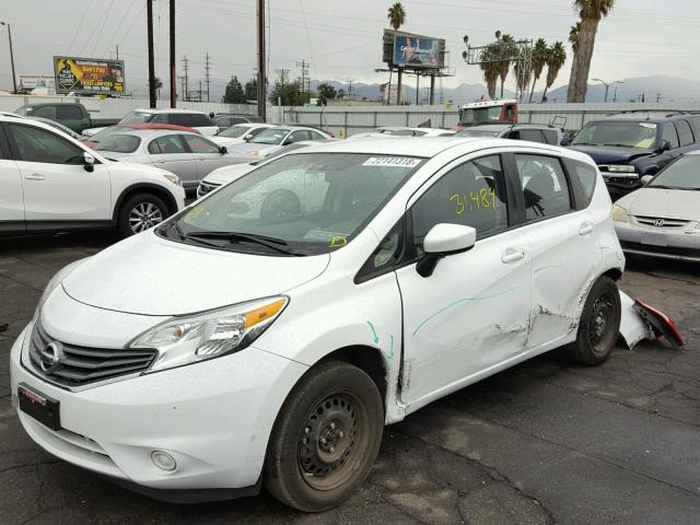 3N1CE2CP1GL387323 - 2016 NISSAN VERSA NOTE WHITE photo 2