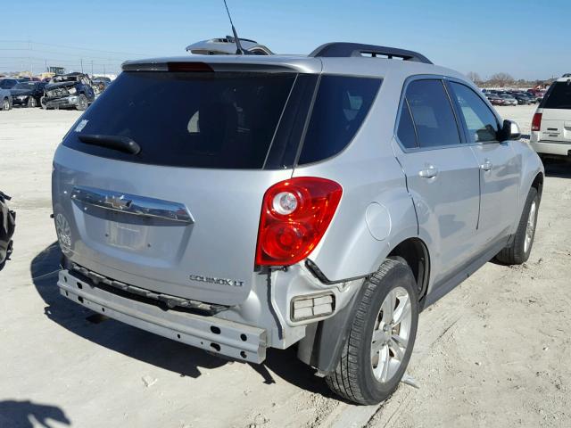 2CNALDEW1A6385489 - 2010 CHEVROLET EQUINOX LT SILVER photo 4