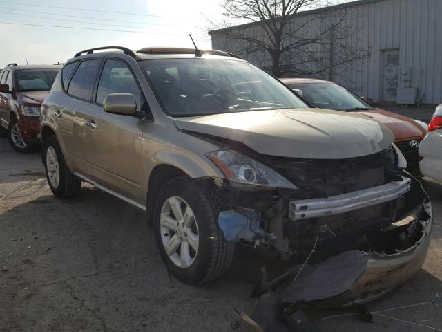 JN8AZ08T06W427553 - 2006 NISSAN MURANO SL GOLD photo 1