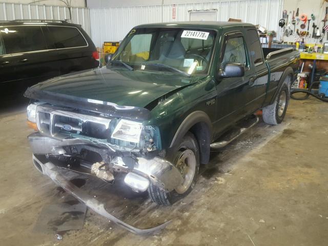 1FTZR15X3YPB00752 - 2000 FORD RANGER SUP GREEN photo 2