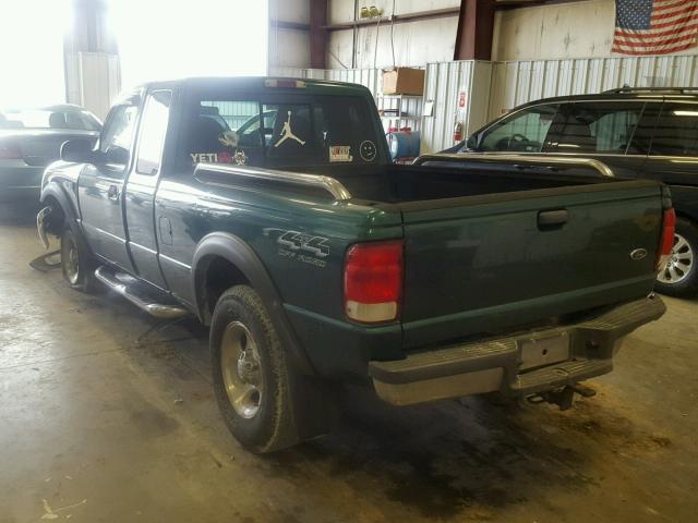 1FTZR15X3YPB00752 - 2000 FORD RANGER SUP GREEN photo 3