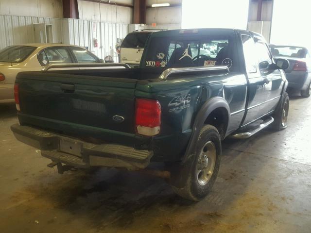 1FTZR15X3YPB00752 - 2000 FORD RANGER SUP GREEN photo 4