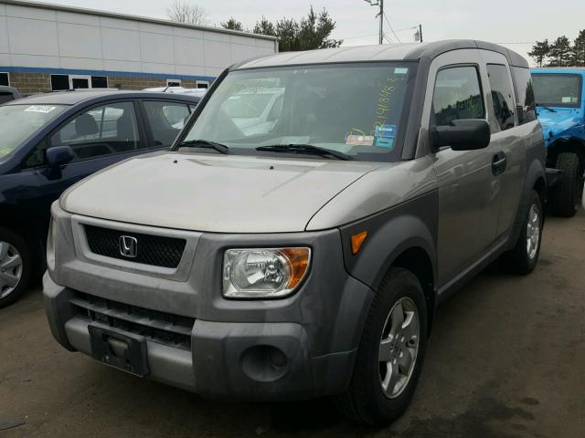 5J6YH28513L006815 - 2003 HONDA ELEMENT EX GRAY photo 2