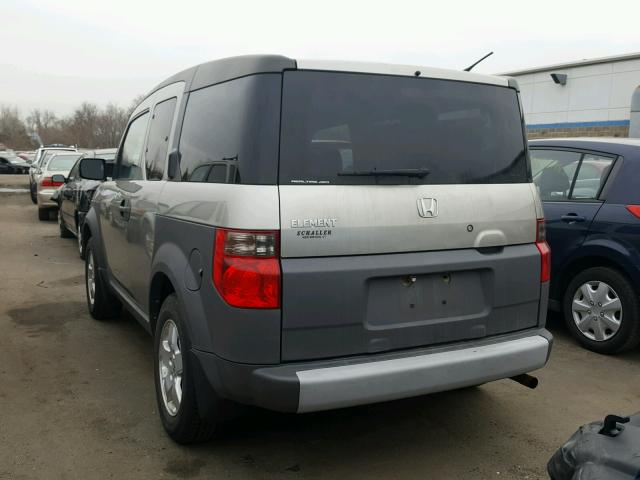 5J6YH28513L006815 - 2003 HONDA ELEMENT EX GRAY photo 3