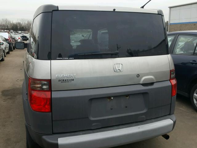 5J6YH28513L006815 - 2003 HONDA ELEMENT EX GRAY photo 9