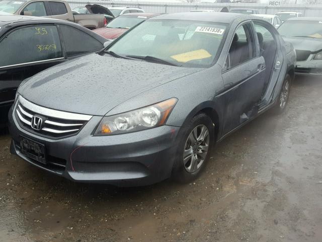 1HGCP2F47BA063299 - 2011 HONDA ACCORD LXP GRAY photo 2