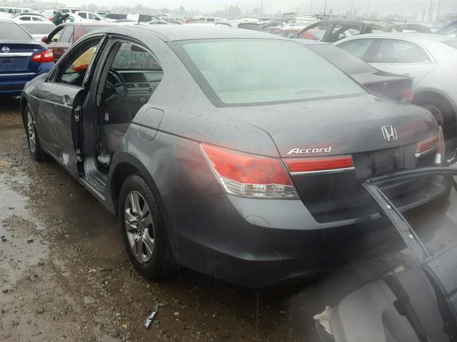 1HGCP2F47BA063299 - 2011 HONDA ACCORD LXP GRAY photo 3