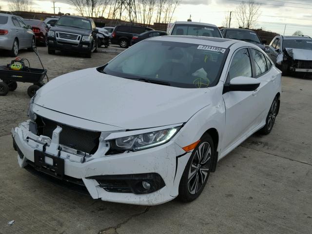 19XFC1F78GE040548 - 2016 HONDA CIVIC EXL WHITE photo 2