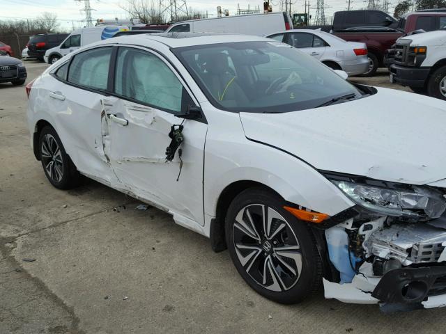 19XFC1F78GE040548 - 2016 HONDA CIVIC EXL WHITE photo 9