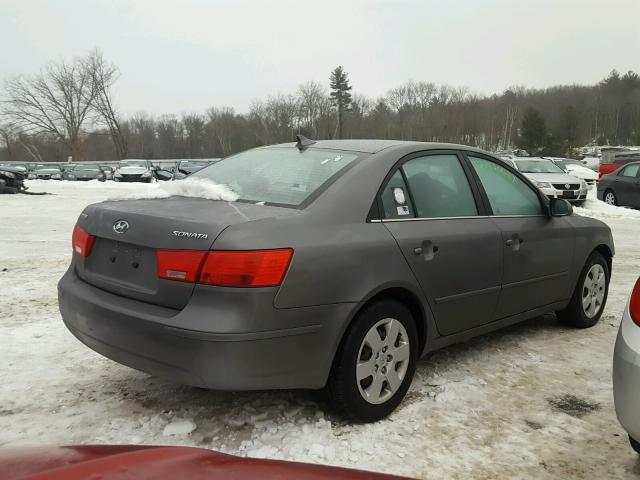 5NPET4AC1AH615786 - 2010 HYUNDAI SONATA GLS GRAY photo 4