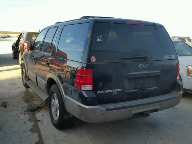 1FMPU17L44LA43278 - 2004 FORD EXPEDITION BLACK photo 3