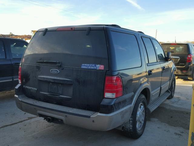 1FMPU17L44LA43278 - 2004 FORD EXPEDITION BLACK photo 4