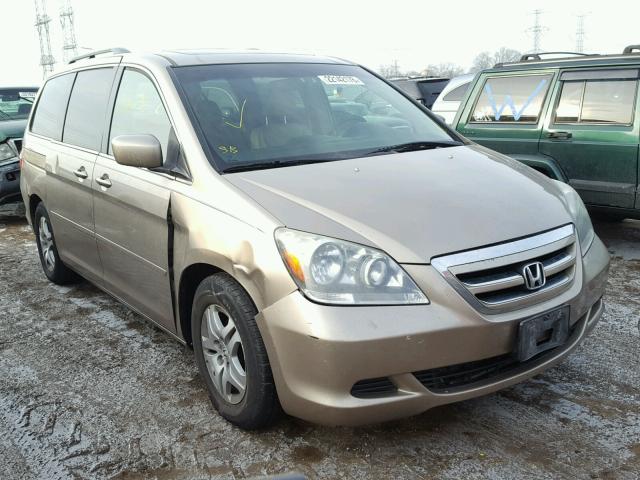 5FNRL387X5B129616 - 2005 HONDA ODYSSEY EX TAN photo 1