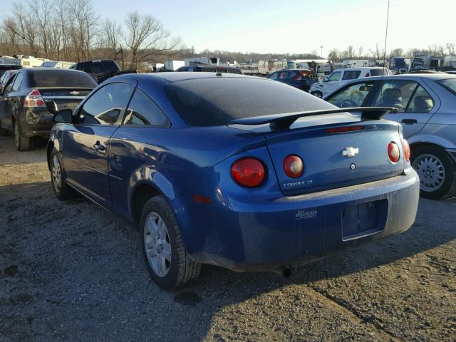 1G1AL18F767638104 - 2006 CHEVROLET COBALT LT BLUE photo 3