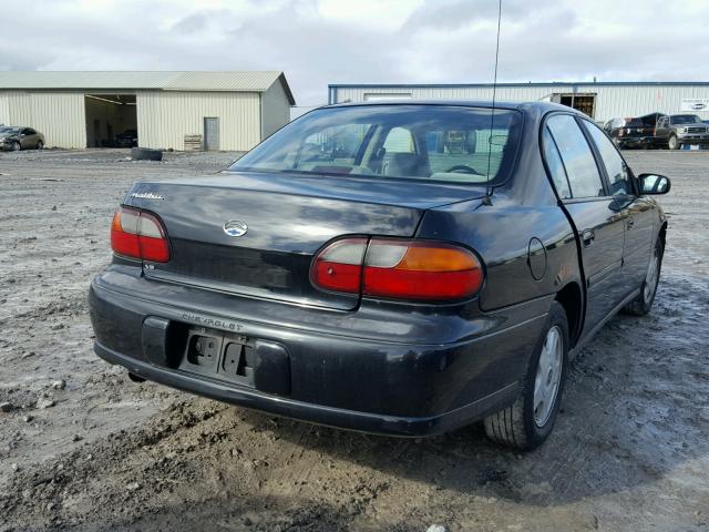 1G1ND52J316139446 - 2001 CHEVROLET MALIBU BLACK photo 4