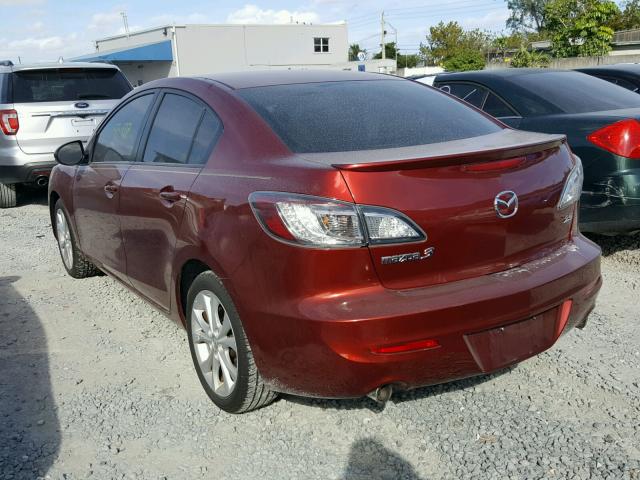 JM1BL1S50A1253118 - 2010 MAZDA 3 S ORANGE photo 3