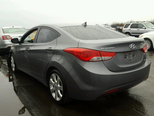 5NPDH4AE5BH075889 - 2011 HYUNDAI ELANTRA GL CHARCOAL photo 3