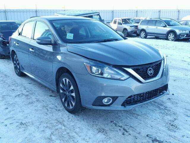 3N1CB7AP0HY204796 - 2017 NISSAN SENTRA SR GRAY photo 1