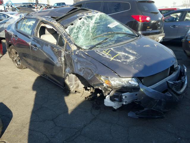 19XFB2F80FE217352 - 2015 HONDA CIVIC EX ნაცრისფერი ფოტო 1