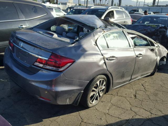 19XFB2F80FE217352 - 2015 HONDA CIVIC EX GRAY photo 4