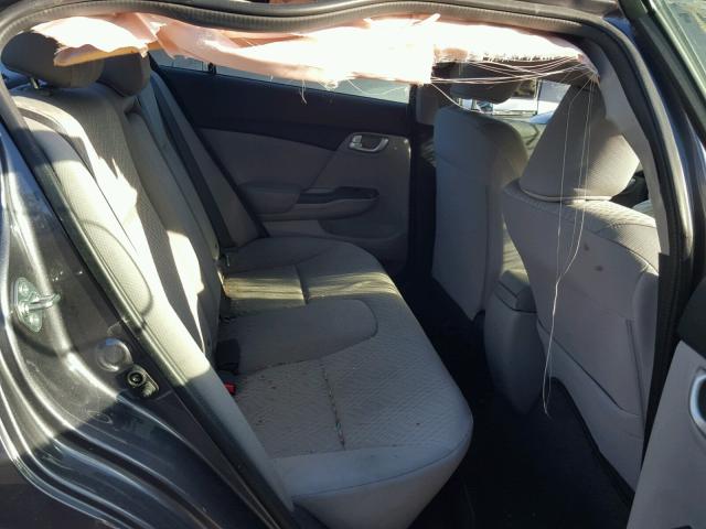 19XFB2F80FE217352 - 2015 HONDA CIVIC EX ნაცრისფერი ფოტო 6