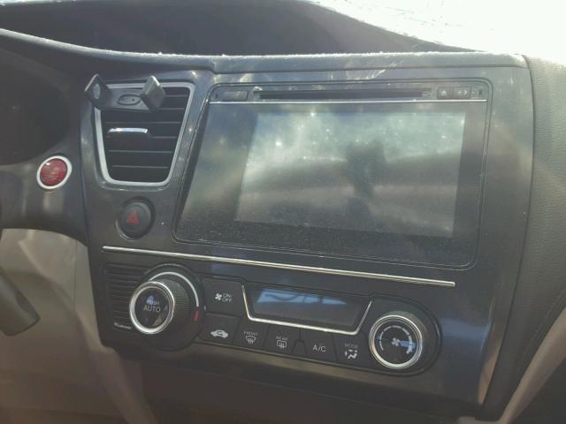 19XFB2F80FE217352 - 2015 HONDA CIVIC EX ნაცრისფერი ფოტო 9