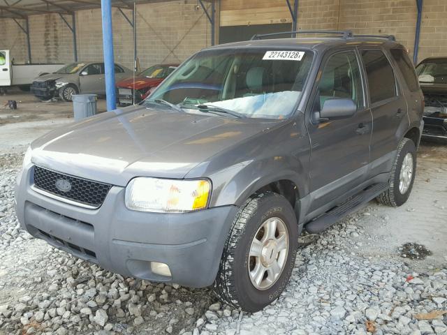 1FMYU03143KC04994 - 2003 FORD ESCAPE XLT GRAY photo 2