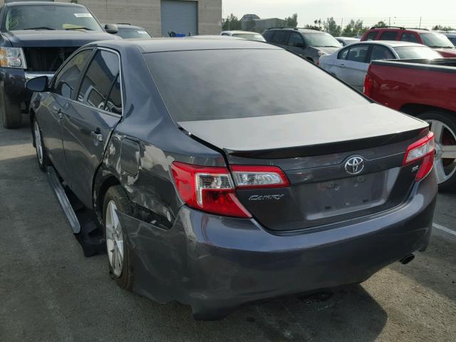 4T1BF1FK0DU279398 - 2013 TOYOTA CAMRY L CHARCOAL photo 3