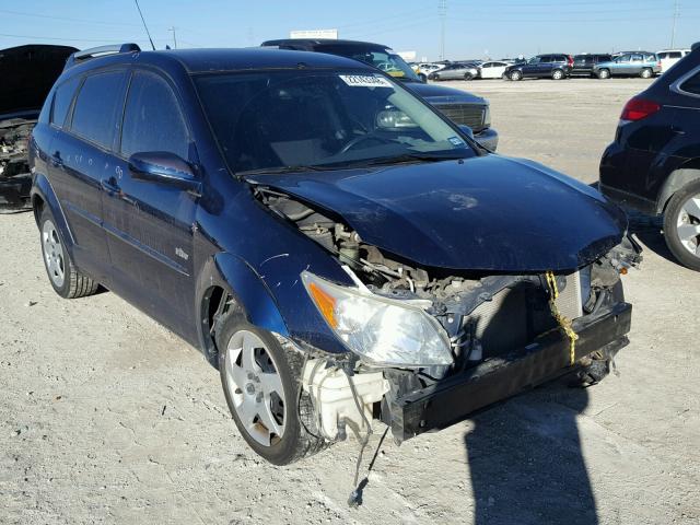 5Y2SL63825Z406854 - 2005 PONTIAC VIBE BLUE photo 1