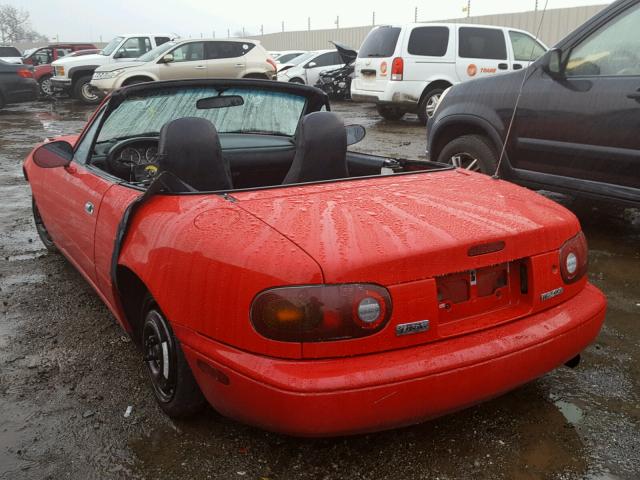 JM1NA3513L0150131 - 1990 MAZDA MX-5 MIATA RED photo 3