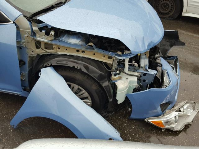 4T4BF1FK9CR265181 - 2012 TOYOTA CAMRY BASE BLUE photo 9