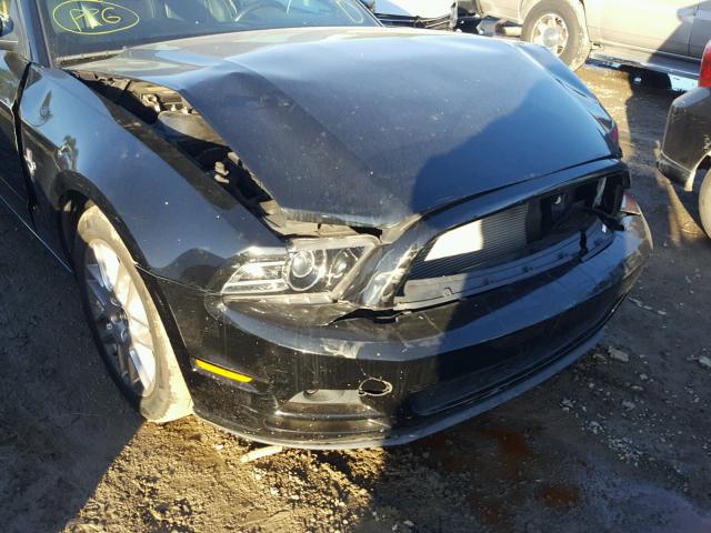 1ZVBP8AMXD5262537 - 2013 FORD MUSTANG BLACK photo 9