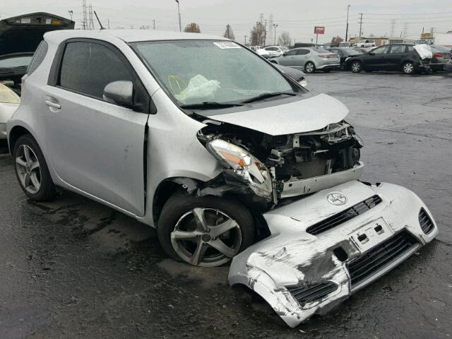 JTNJJXB0XCJ017129 - 2012 TOYOTA SCION IQ SILVER photo 1