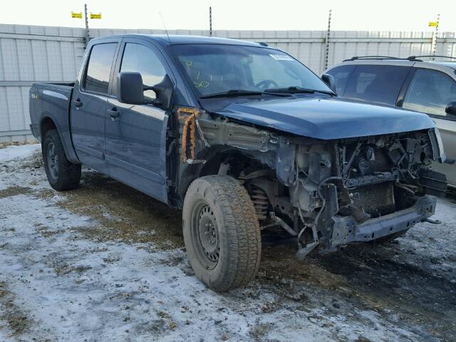 1N6AA0EC3DN310301 - 2013 NISSAN TITAN S BLUE photo 1