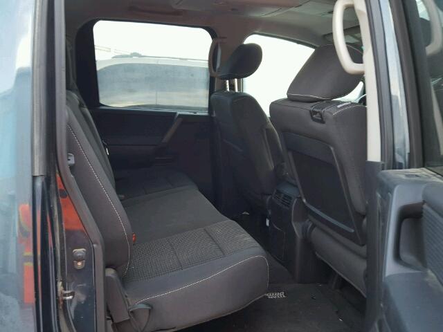 1N6AA0EC3DN310301 - 2013 NISSAN TITAN S BLUE photo 6