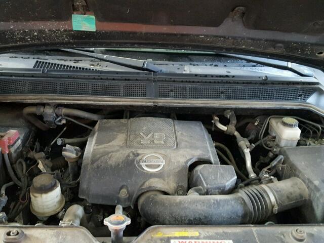 1N6AA0EC3DN310301 - 2013 NISSAN TITAN S BLUE photo 7