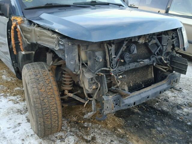 1N6AA0EC3DN310301 - 2013 NISSAN TITAN S BLUE photo 9